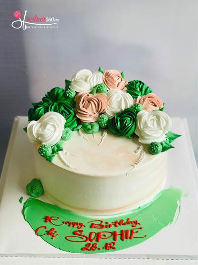 Birthday cake - Color of love