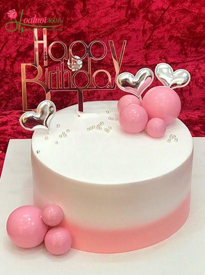 Birthday cake - Pink love