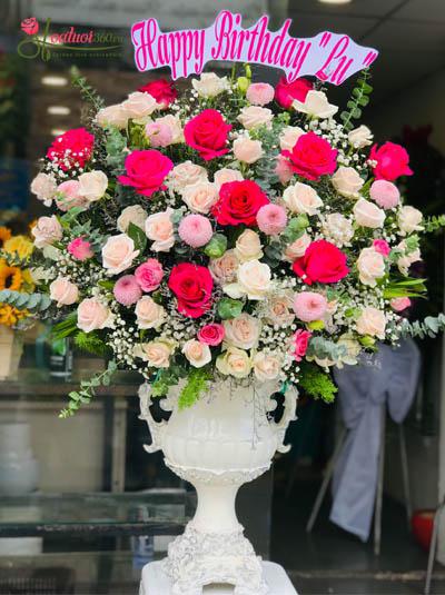 Congratulation flowers - Nice to meet you