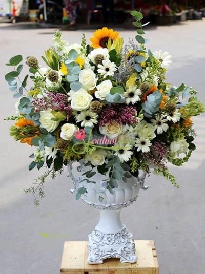 Congratulation vase - Elegance