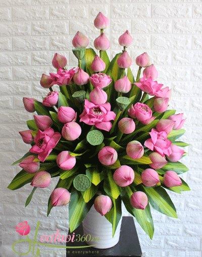 Lotus vase - Sweet fragrance