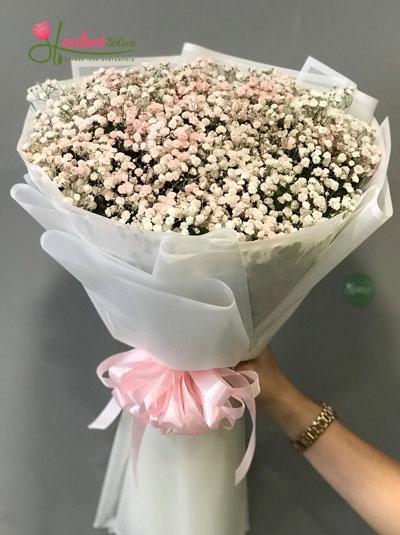 Birthday flowers - Gentle pink baby bouquet