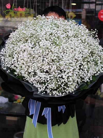 Baby's breath bouquet - Happiness is just that