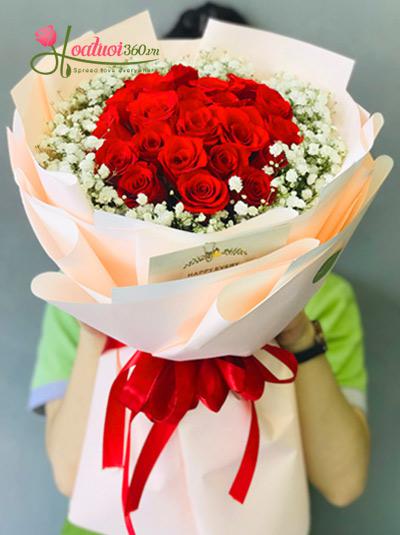 Red roses bouquet - Pretty