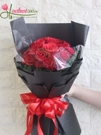 Red roses bouquet - Mystery