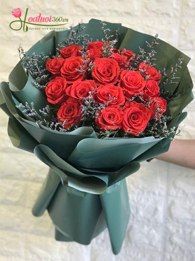 Red roses bouquet - Big love