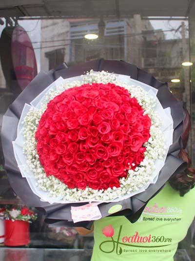 Red roses bouquet - Heart Attack