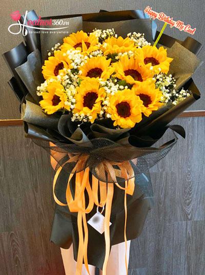 Sunflower bouquet - Laughing
