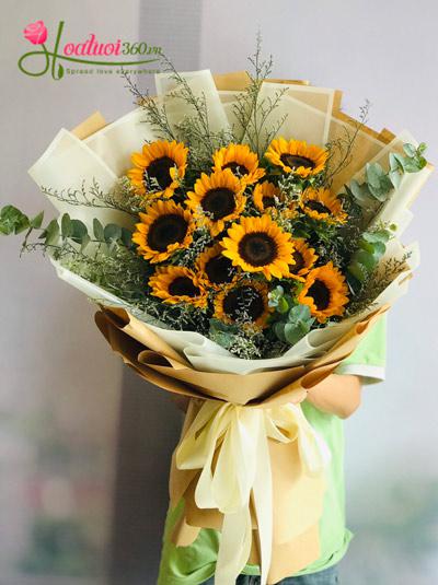 Sunflower bouquet - Companion