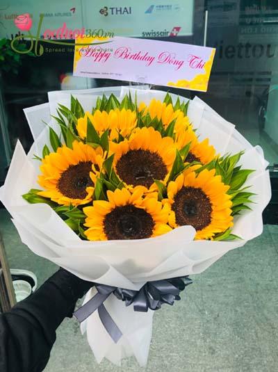 Sunflower bouquet - Bright smile