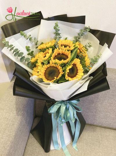 Sunflower bouquet - Sunshine colors
