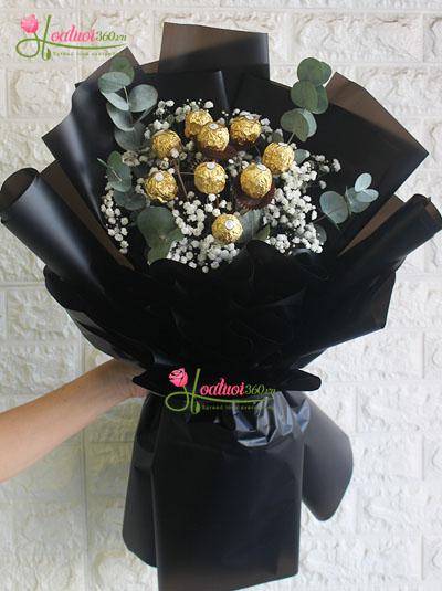 The sweet chocolate bouquet