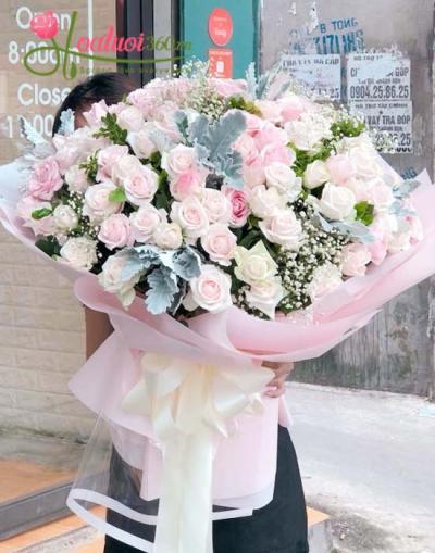 The largest and most beautiful bouquet