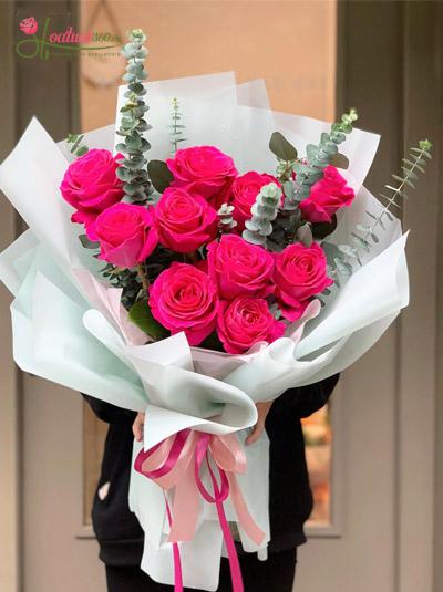 Ecuadorian rose bouquet - Because of you