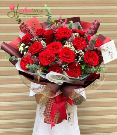 Ecuadorian rose bouquet - My heart