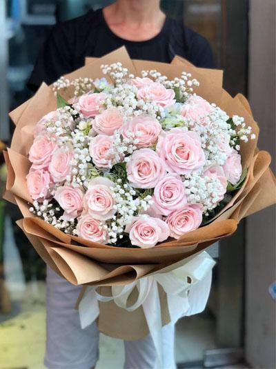 Pastel rose bouquet - For you