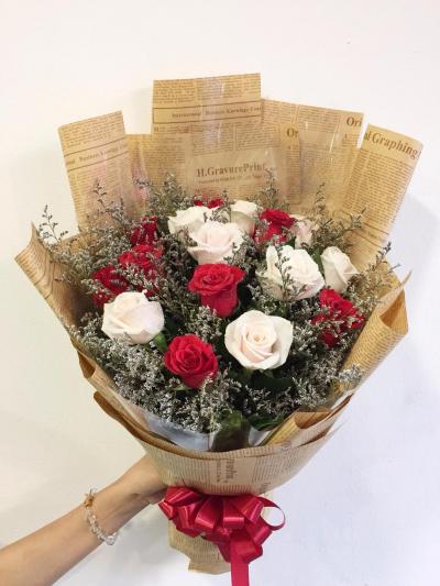 Red roses bouquet - For you 2