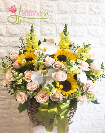 Congratulation flowers - Sending all the love