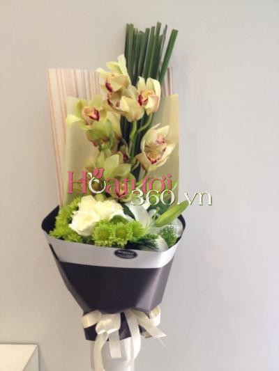 Long stem flower bouquet - Gentle 2