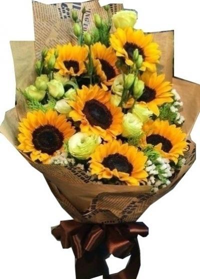 Sunflower bouquet - Lightly