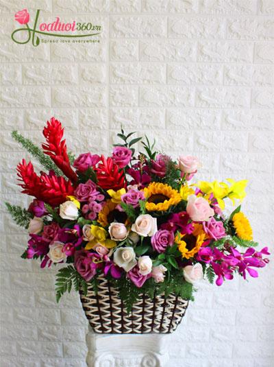 Congratulation flowers - Sincerely