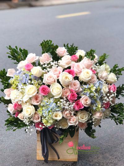 Congratulation flowers - Thousand of love