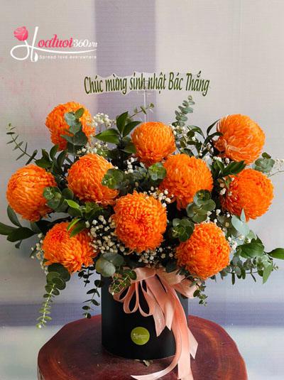 Chrysanthemum peony box - Sun and Moon