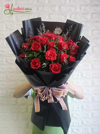 Red roses bouquet - Stay with me