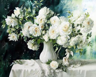 Hoa hồng trắng với vẻ đẹp tinh khôi và thuần khiết nhất