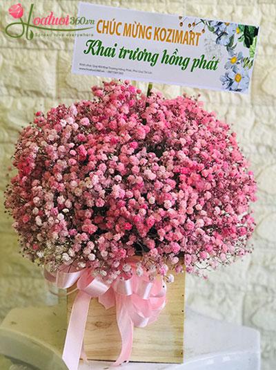 Baby's breath bouquet  - Floating love