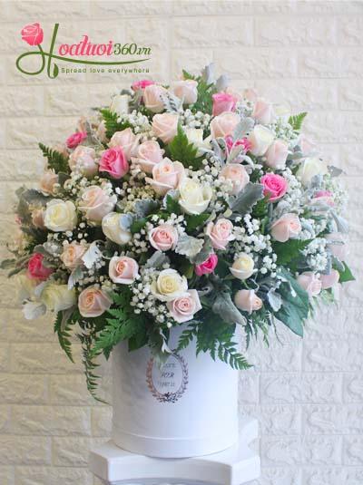 Congratulation flowers - Sweet pink