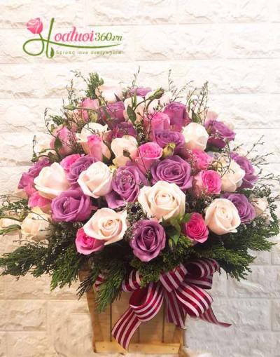 Congratulation flowers - Romantic