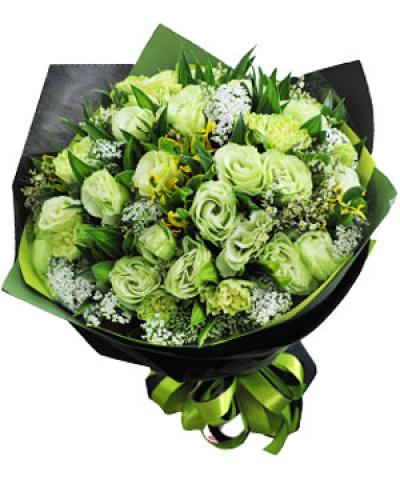 Birthday flowers - Green