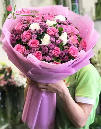 Top 50 mẫu hoa bó sang chảnh kiểu hàn quốc mới nhất 2021