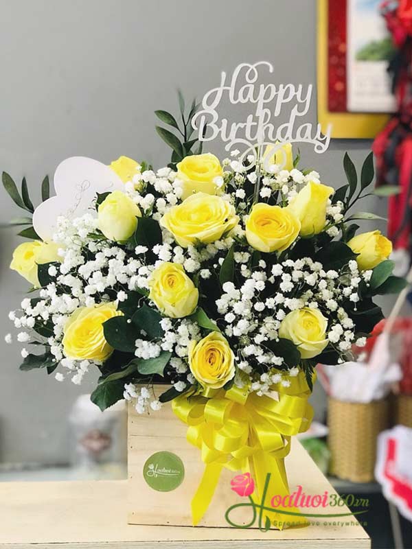 Hoa tặng sinh nhật đẹp tại shop hoa tươi quận 2