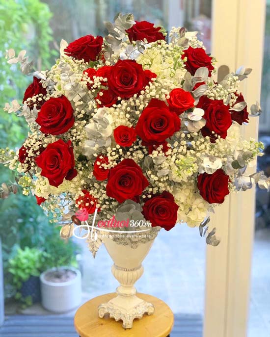 Ecuadorian rose vase - Beautiful life
