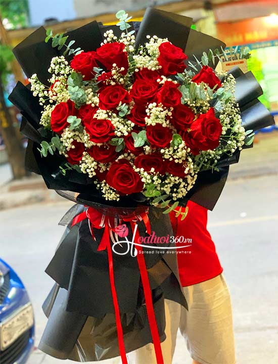 Ecuadorian rose bouquet - Forever love