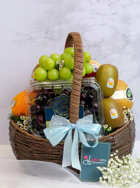 Imported fruit basket