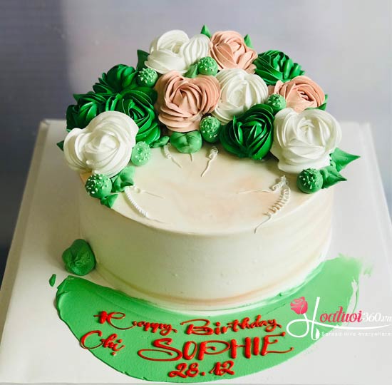 Birthday cake - Color of love