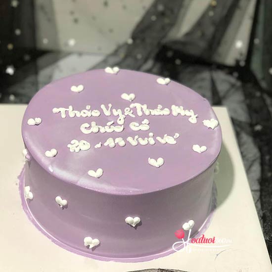Birthday cake - Purple dreamy