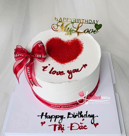 Birthday cake - Love you 3000