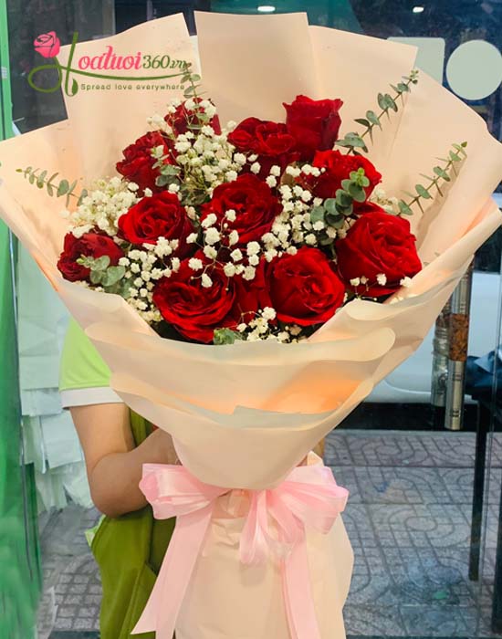 Ohara rose bouquet for your wife