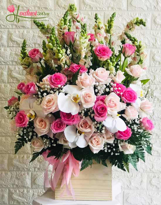 Congratulation flowers - Pink day